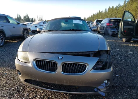 2005 BMW Z4 2.5I из США, поврежденный, VIN 4USBT33525LS53894